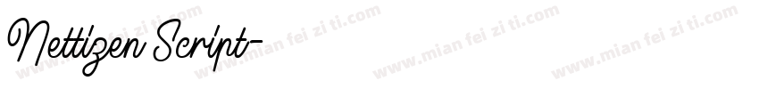 Nettizen Script字体转换